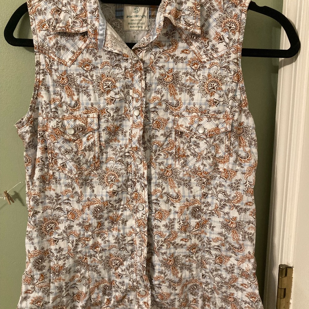 Rock and Roll Cowgirl x Panhandle rough stock snap shirt